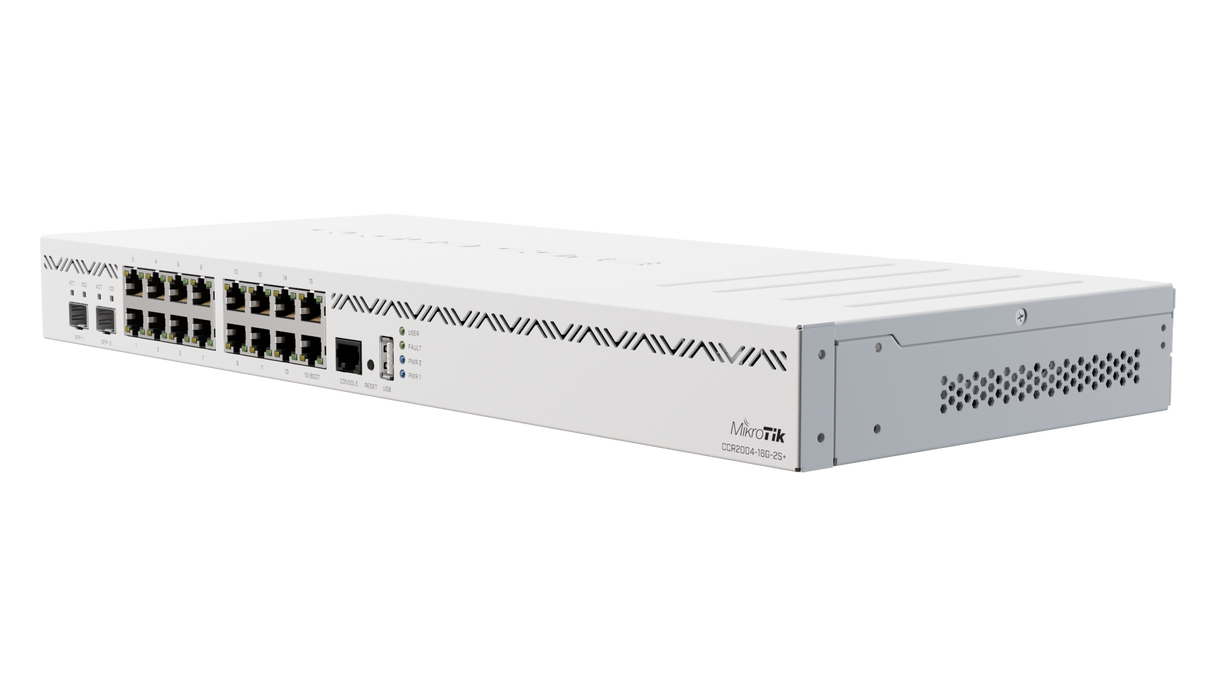 Mikrotik 16-portni giga usmerjevalnik CCR2004-16G-2S+