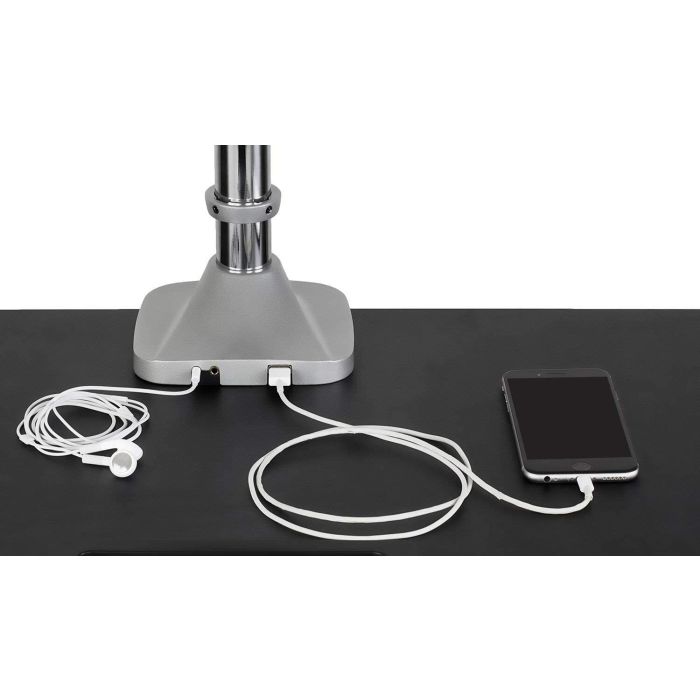 IcyBox IB-MS505-TI trojni namizni nosilec za monitorja do diagonale 32