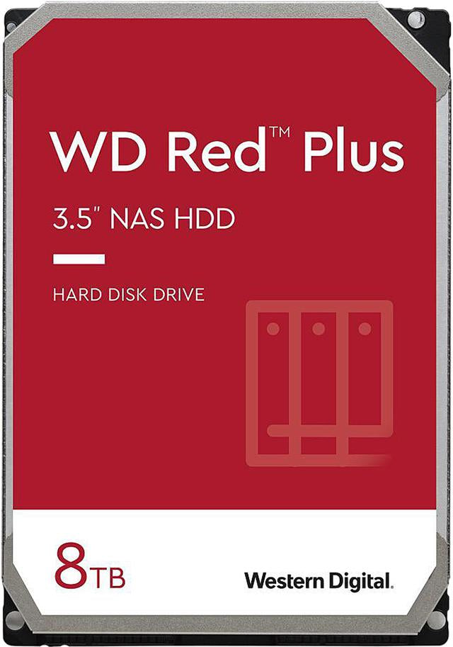 WD trdi disk 8TB SATA3, 6Gb/s, 5640, 128MB RED PLUS