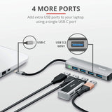 TRUST HUB HALYX USB-C 4 USB 3.2