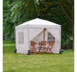 VonHaus Pop Up paviljon 2,5 x 2,5m Ivory