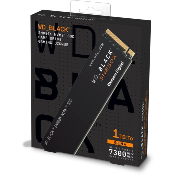 WD 1TB Black SN850X M.2 2280 PCI-e 4.0 NVMe 1.4 SSD disk