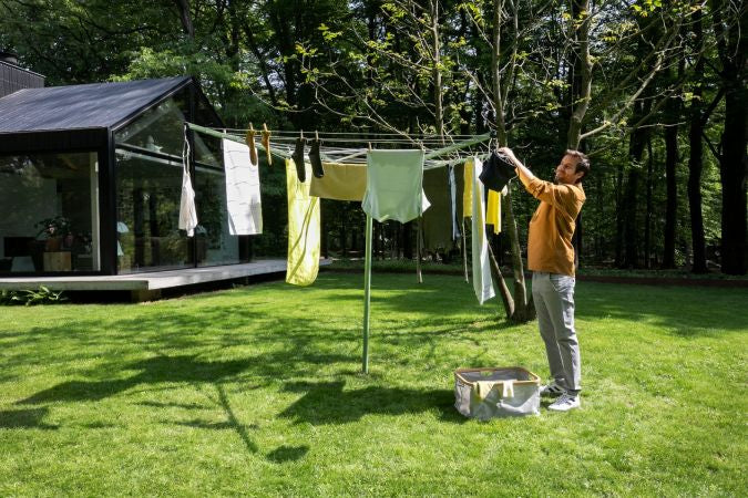 Brabantia zunanji sušilnik za perilo Lift-O-Matic 50m zeleno