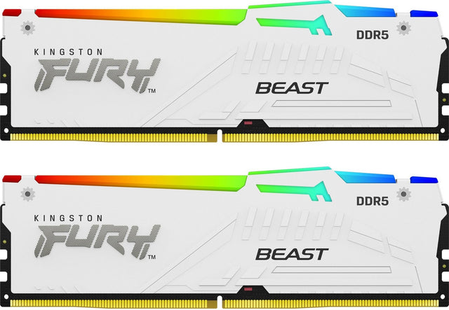 Kingston Fury Beast RGB 32GB Kit (2x16GB) DDR5-5600 DIMM CL36, 1.25V