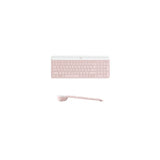 Logitech Slim Wireless Combo MK470, SLO gravura, roza