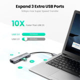 Ugreen USB 3.0 hub 3xUSB 3.0, 1xRJ45, 1xMikro USB - box