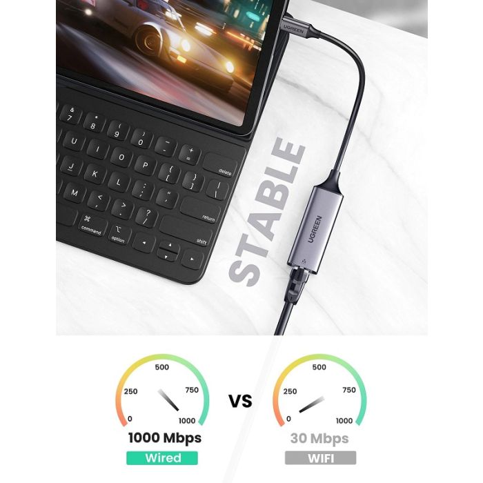 Ugreen USB-C 10/100/1000 mrežna kartica - box