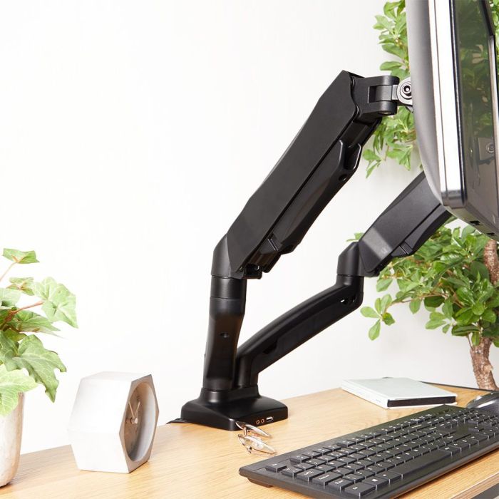 VonHaus dvojni namizni nosilec do diagonale 27plinska vzmet