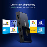 Ugreen USB stikalo / switch 4x USB 3.0 - box