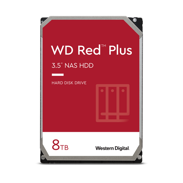 WD trdi disk 8TB SATA3, 6Gb/s, 5640obr, 256MB RED PLUS