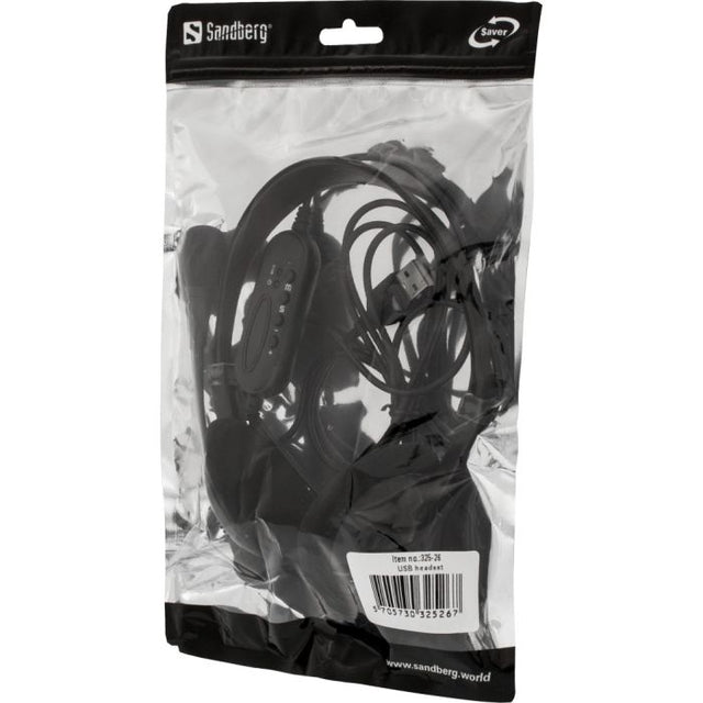 Sandberg Saver USB Headset naglavne slušalke z mikrofonom