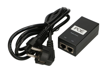 Extralink POE-48-24W adapter s priloženim AC kablom
