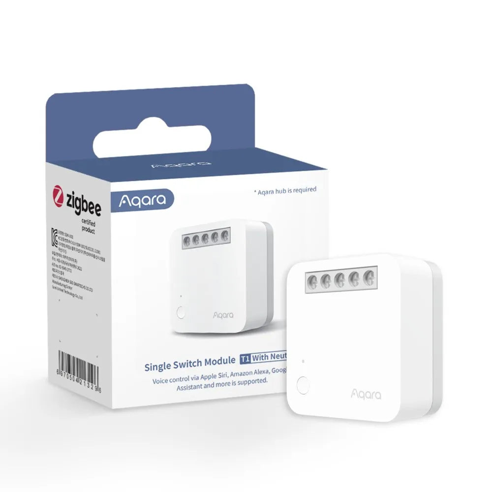 Aqara enojno relejno stikalo Zigbee SSM-U01 z nevtralnim vodnikom