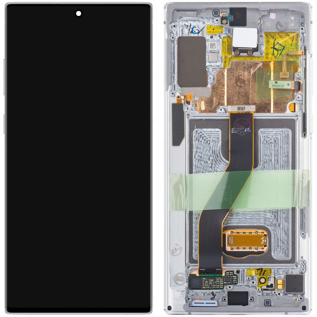 SAMSUNG GALAXY NOTE 10 PLUS TOUCH+LCD+FRAME AURORA WHITE ORIGINAL SERVICE PACK