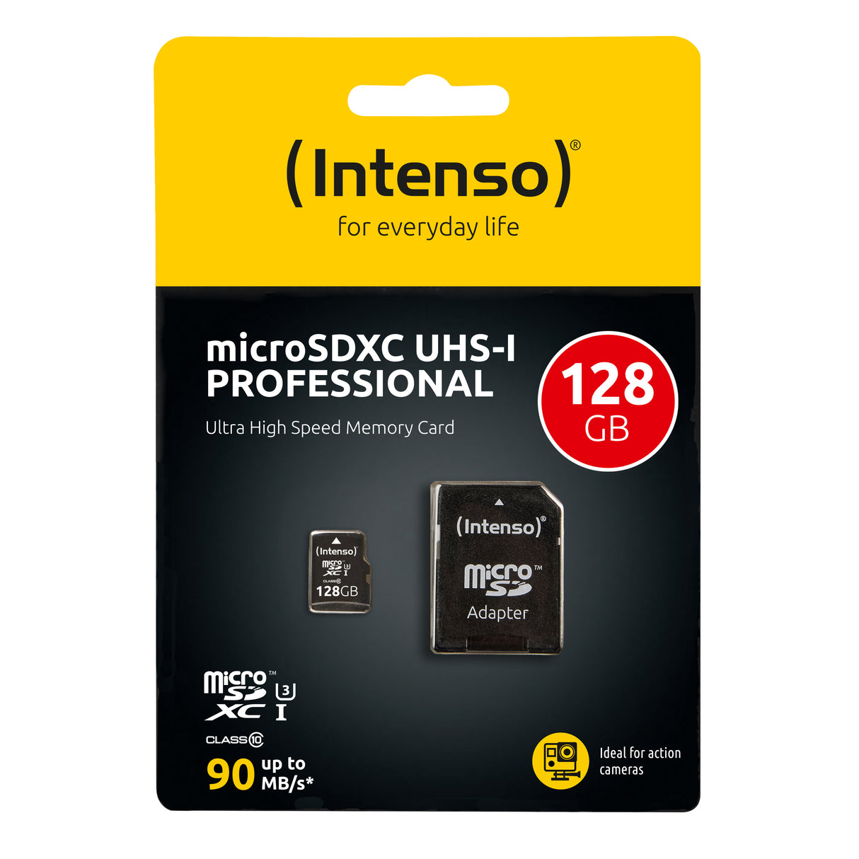 Intenso 128GB microSDXC UHS-I Class 10 Pro 90MB/s spominska kartica