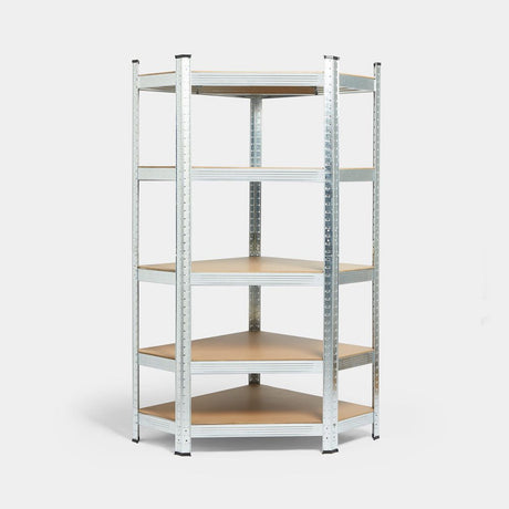 VonHaus kotni galvaniziran regal s 5 policami 1,5m