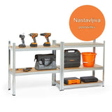 VonHaus 5-stopenjski galvaniziran regal 1.8m