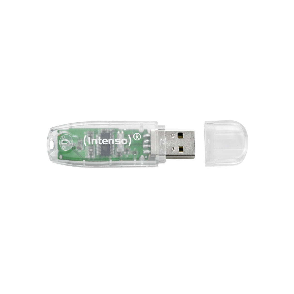 Intenso 32GB Rainbow Line USB 2.0 spominski ključek - Prozoren