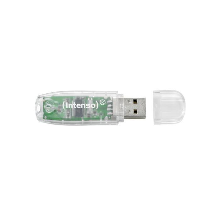 Intenso 32GB Rainbow Line USB 2.0 spominski ključek - Prozoren