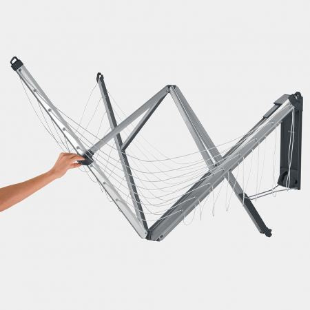 Brabantia stenski sušilnik WALLFIX za perilo, 24 m