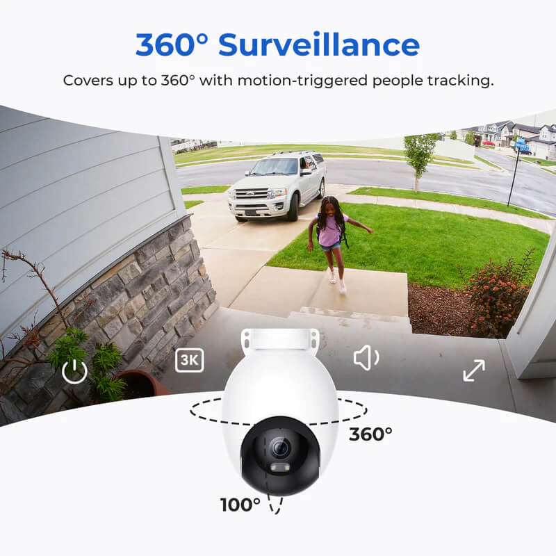 IMILAB EC6 3K Wi-Fi zunanja varnostna kamera