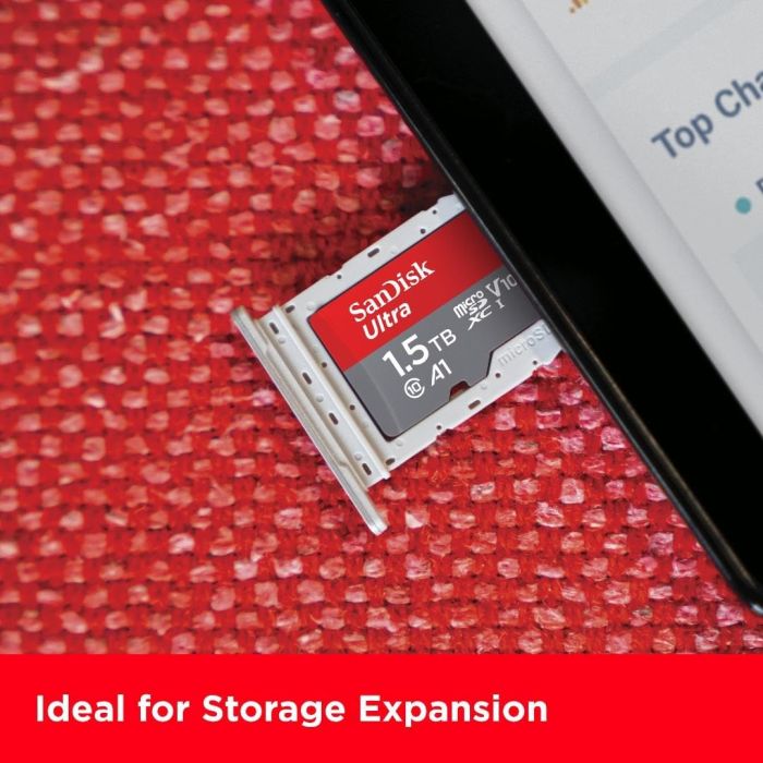 SanDisk 1.5TB Ultra microSD UHS-I spominska kartica z adapterjem