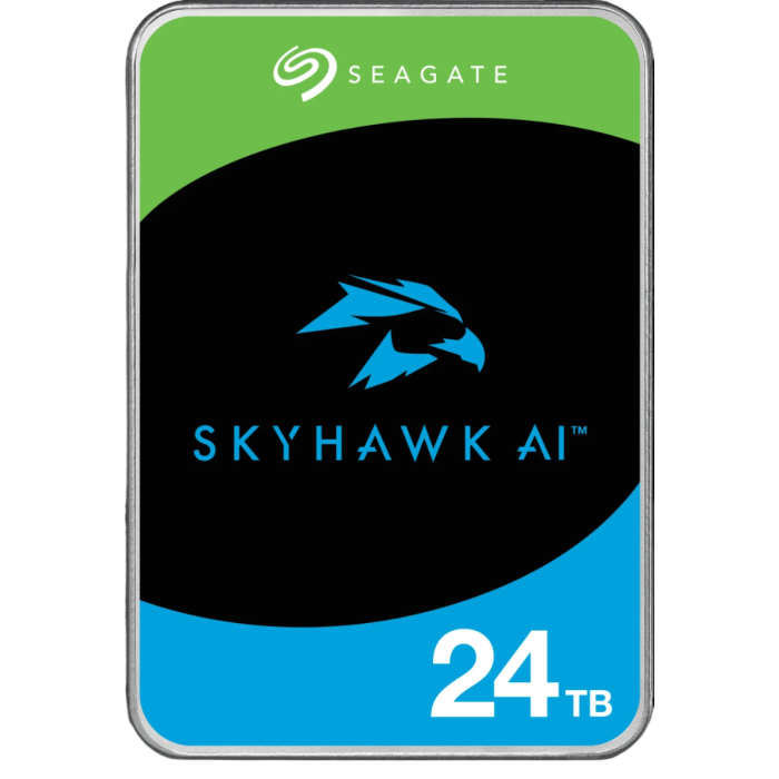 Seagate 24TB SkyHawk AI 3,5" SATA 6Gb/s 7200rpm 512MB HDD disk