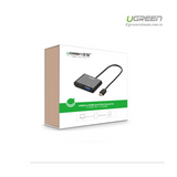 Ugreen HDMI na VGA+HDMI adapter črn - box