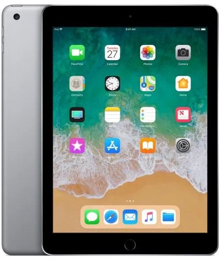 Obnovljen iPad 6 9.7" (128GB Wifi) Razred B, Space Gray, Cellular