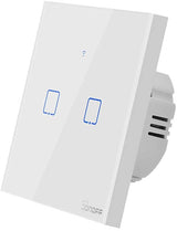 SONOFF pametno stensko stikalo Wi-Fi + RF433 dvojno T1EU2C-TX