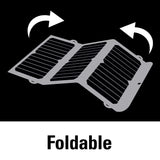 Sandberg solarni panel - polnilnik 21W 2xUSB+USB-C z vgrajeno 10.000 mAh baterijo