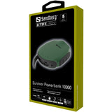 Sandberg Survivor Powerbank 10000mAh prenosna baterija z LED svetilko in kompasom