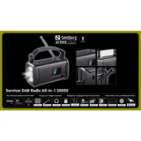 Sandberg Survivor DAB Radio All-in-1 20000 radijski sprejemnik za preživetje