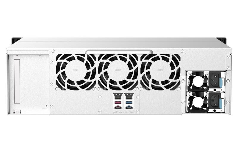 QNAP NAS strežnik za 16 diskov, 3U rack, 16GB rama, 2,5Gb mreža