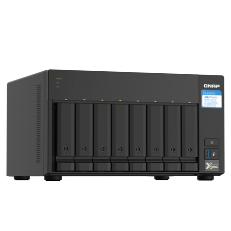 QNAP NAS strežnik za 8 diskov, 4GB ram, 2x 10Gb SFP+, 2x 2.5Gb mreža