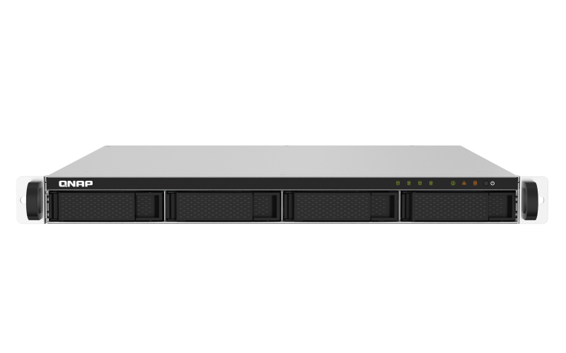 QNAP NAS strežnik 1U rack za 4 diske, 2GB ram, 2x 10Gb SFP+ mreža