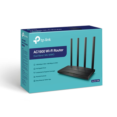 Archer C80 AC1900 Wireless MU-MIMO Wi-Fi usmerjevalnik