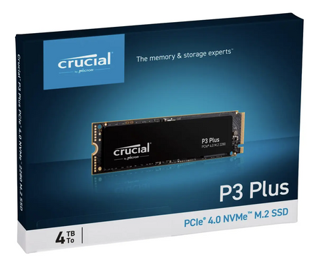 Crucial P3 Plus 4TB 3D NAND NVMe PCIe M.2 SSD