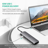 Ugreen Type C na HDMI + USB 3.0x3 + PD power delivery vhod - box