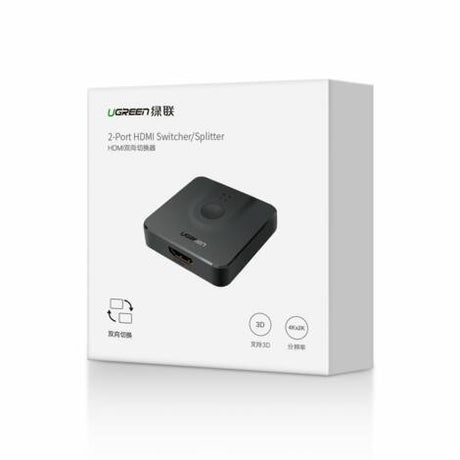 Ugreen HDMI 2.0 2x1 dvo smeren razdelilec, stikalo - box