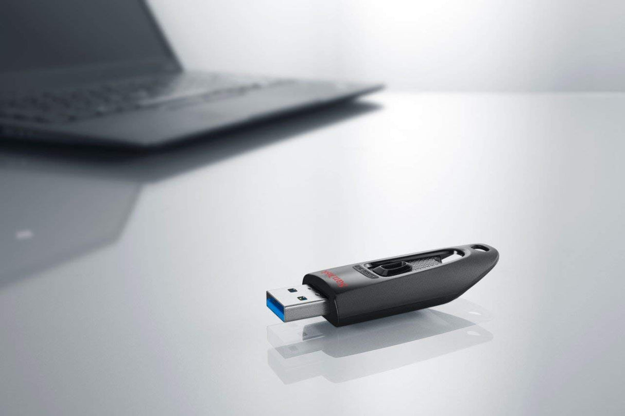 SanDisk Ultra USB spominski ključek 128GB USB 3.0 črn