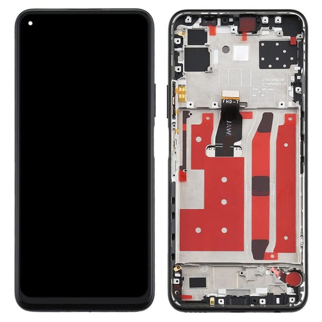 HUAWEI P40 LITE 5G LCD+TOUCH+FRAME BLACK ORIGINAL