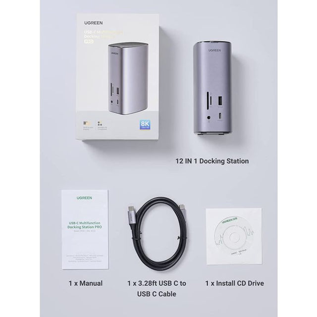 Ugreen Revodok Pro 312 USB-C Priklopna postaja 12v1 90325