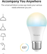SONOFF Wi-Fi/Bluetooth pametna LED sijalka E27 9W