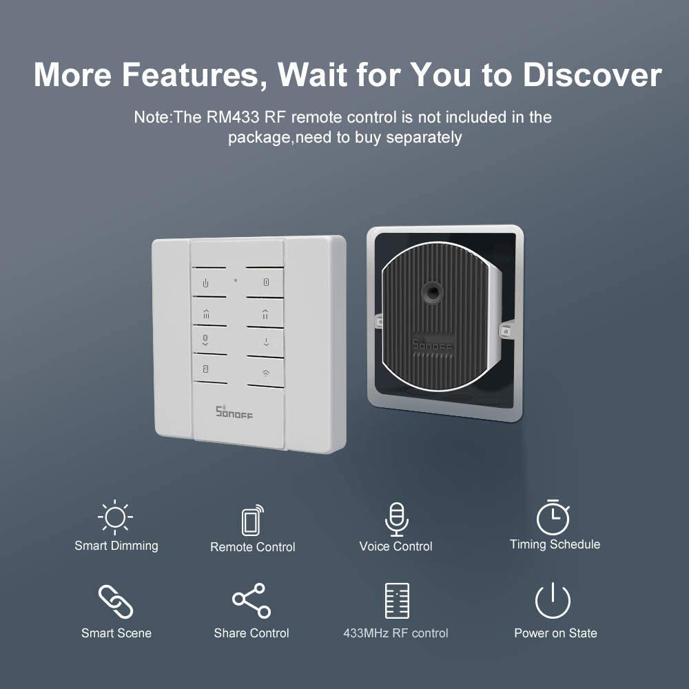 SONOFF Wi-Fi zatemnitveno stikalo D1 z RF kontrolo