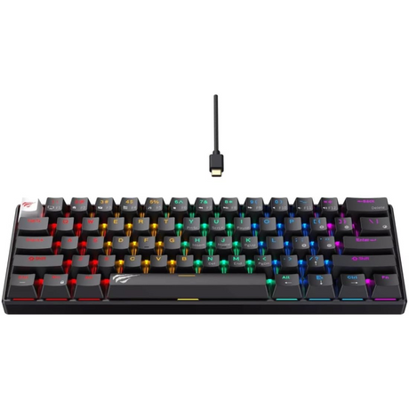 HAVIT Gamenote USB mehanska tipkovnica HV-KB903L - ANG znaki