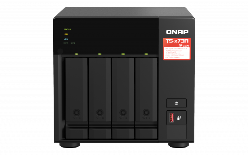 QNAP NAS strežnik za 4 diske, 8GB ram, 2x 2.5Gb mrežo