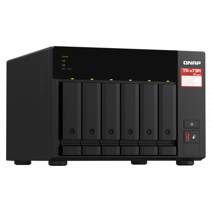 QNAP NAS strežnik za 6 diskov, 8GB ram, 2x 2.5GbE mrežo