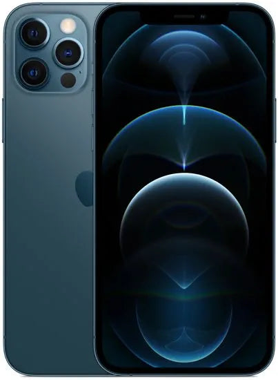 Obnovljen iPhone 12 Pro Max (128GB) Razred A, Pacific Blue