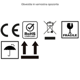 VonHaus stenski nosilec za dva monitorja